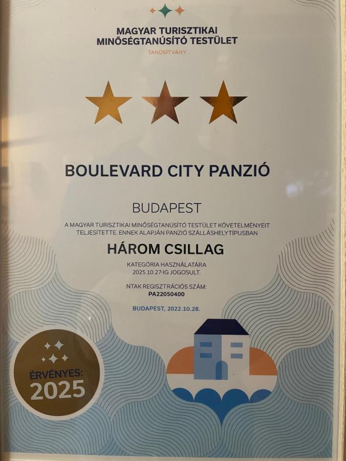 Pensión Boulevard Panzió - Self Check-in Budapest